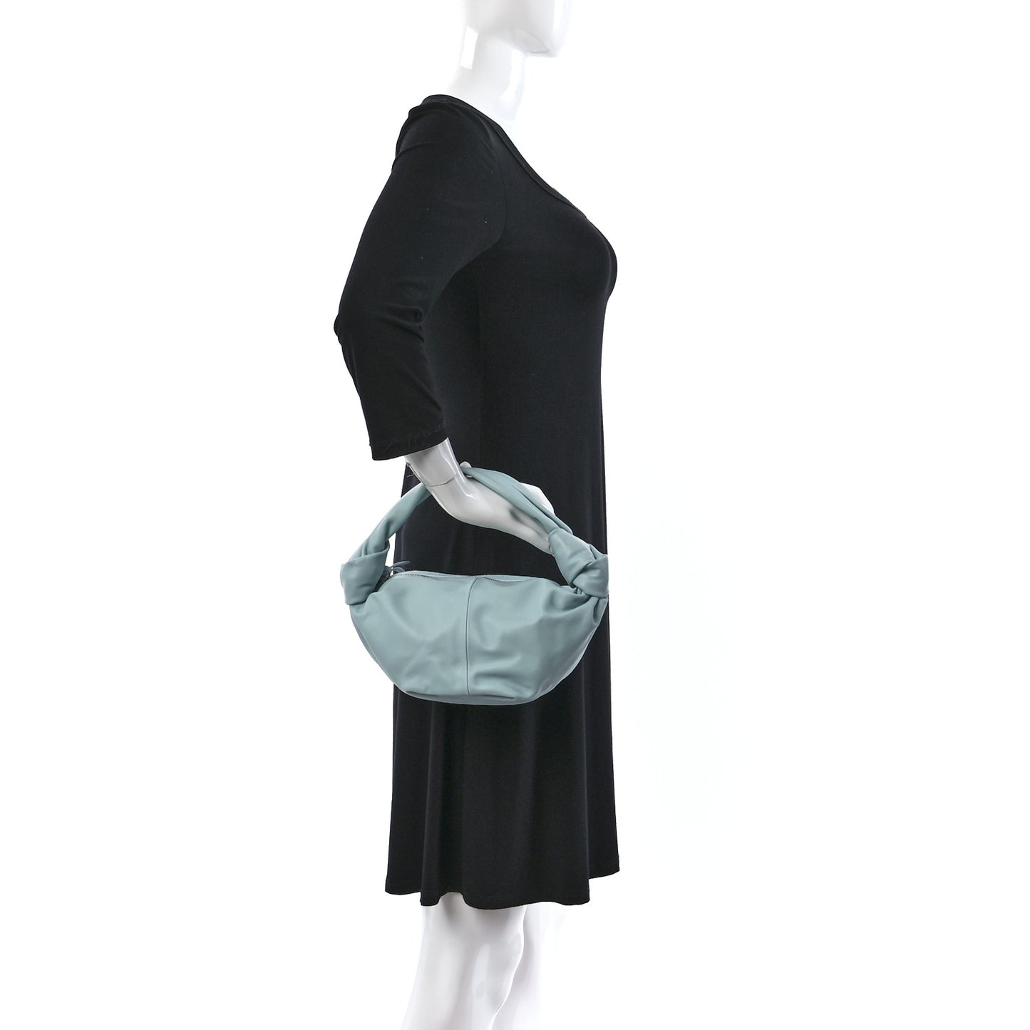 Nappa Mini Double Knot Bag Blue