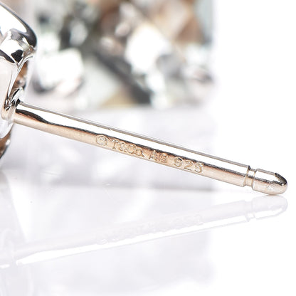 Tiffany Sterling Silver Green Quartz Sparklers Earrings 4 of 5