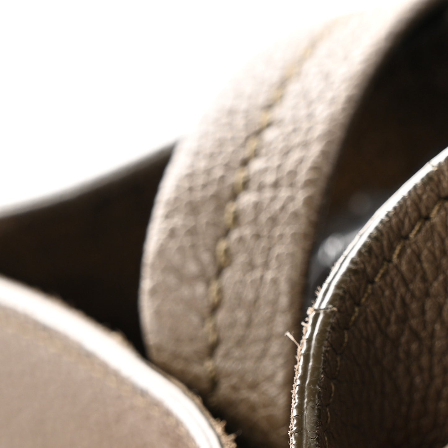 Soft Grained Calfskin Small Belt Cabas Phantom Taupe