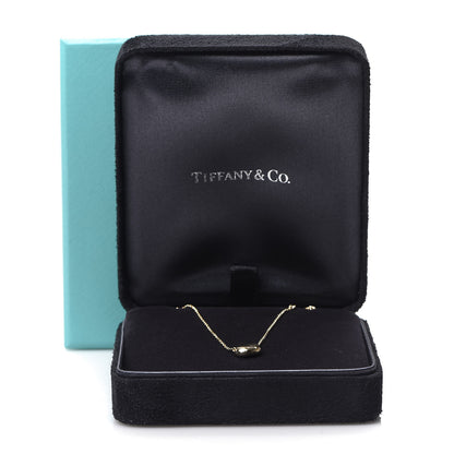 Tiffany 18K Yellow Gold 7mm Elsa Peretti Bean Pendant Necklace 8 of 8