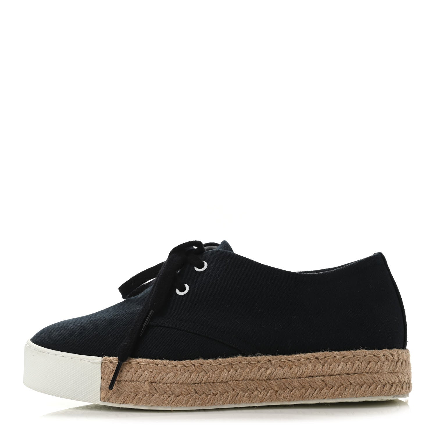 Hermes Cotton Canvas Rosa Sneakers 40 Black 1 of 4