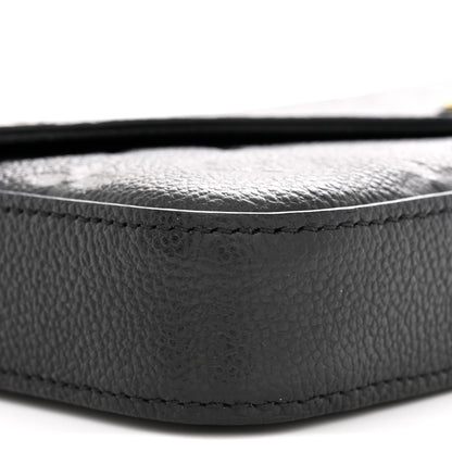 Louis Vuitton Empreinte Pochette Felicie Chain Wallet Black 10 of 12