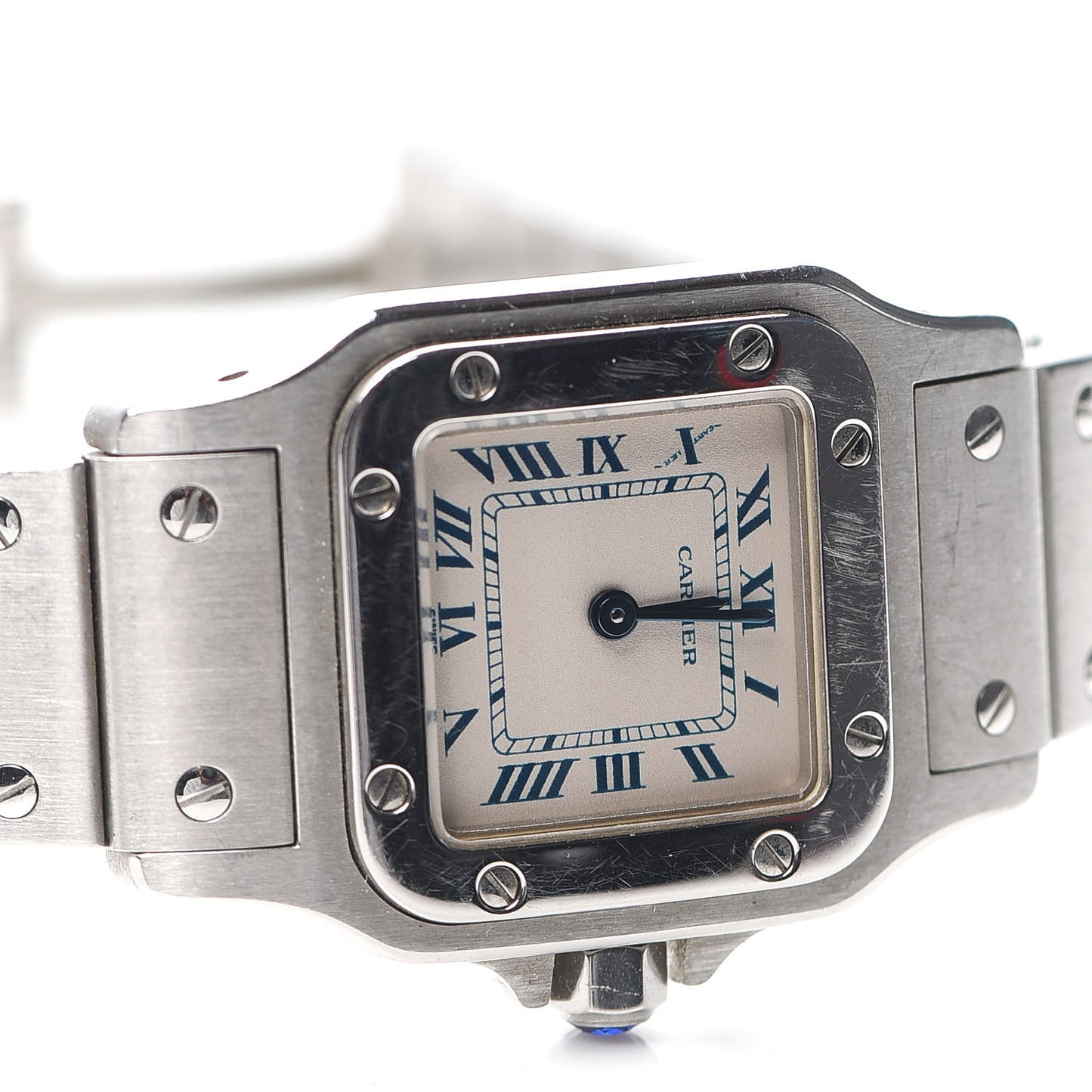 Stainless Steel 24mm Santos de Cartier Galbee Quartz Watch