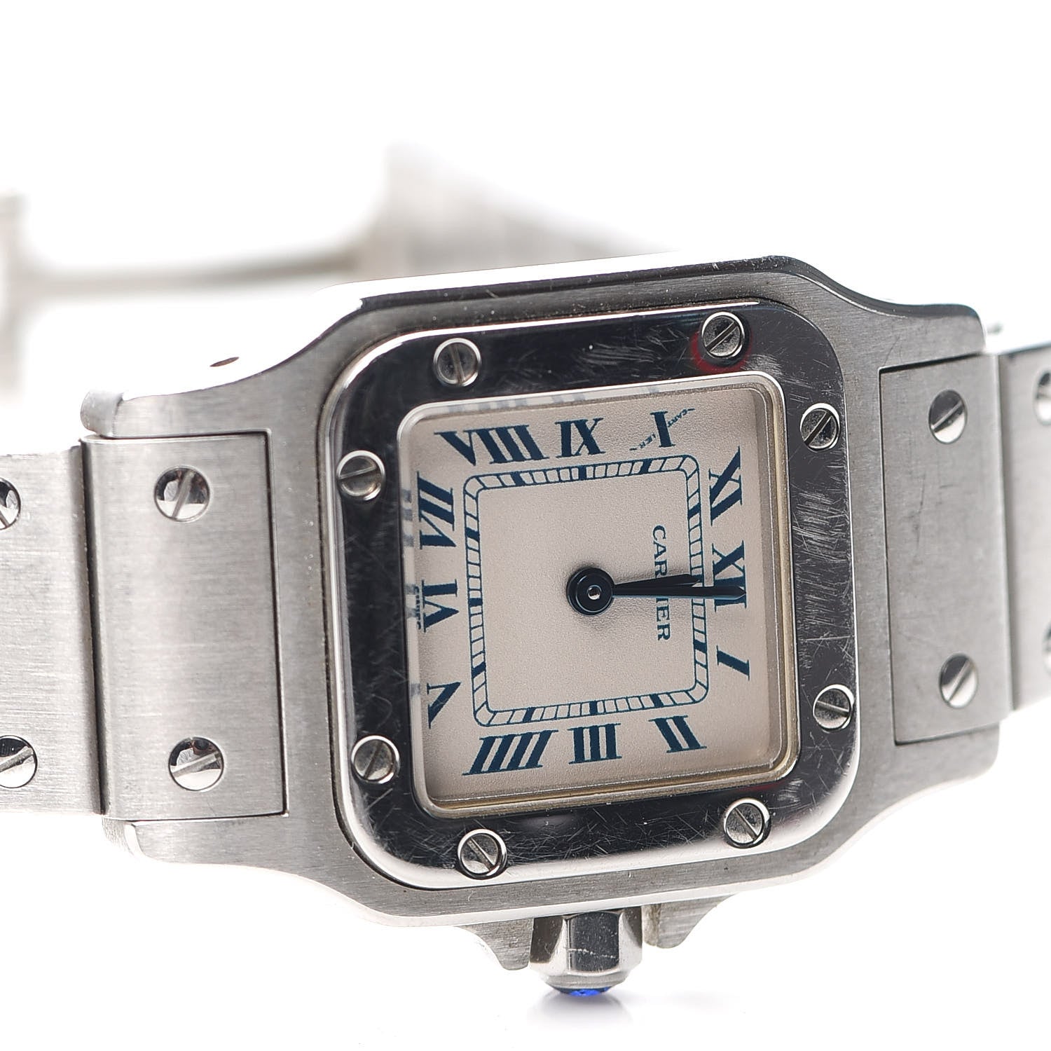 Cartier Stainless Steel 24mm Santos de Cartier Galbee Quartz Watch 6 of 7