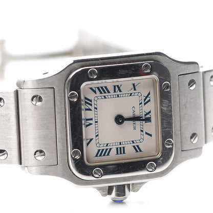 Cartier Stainless Steel 24mm Santos de Cartier Galbee Quartz Watch 6 of 7