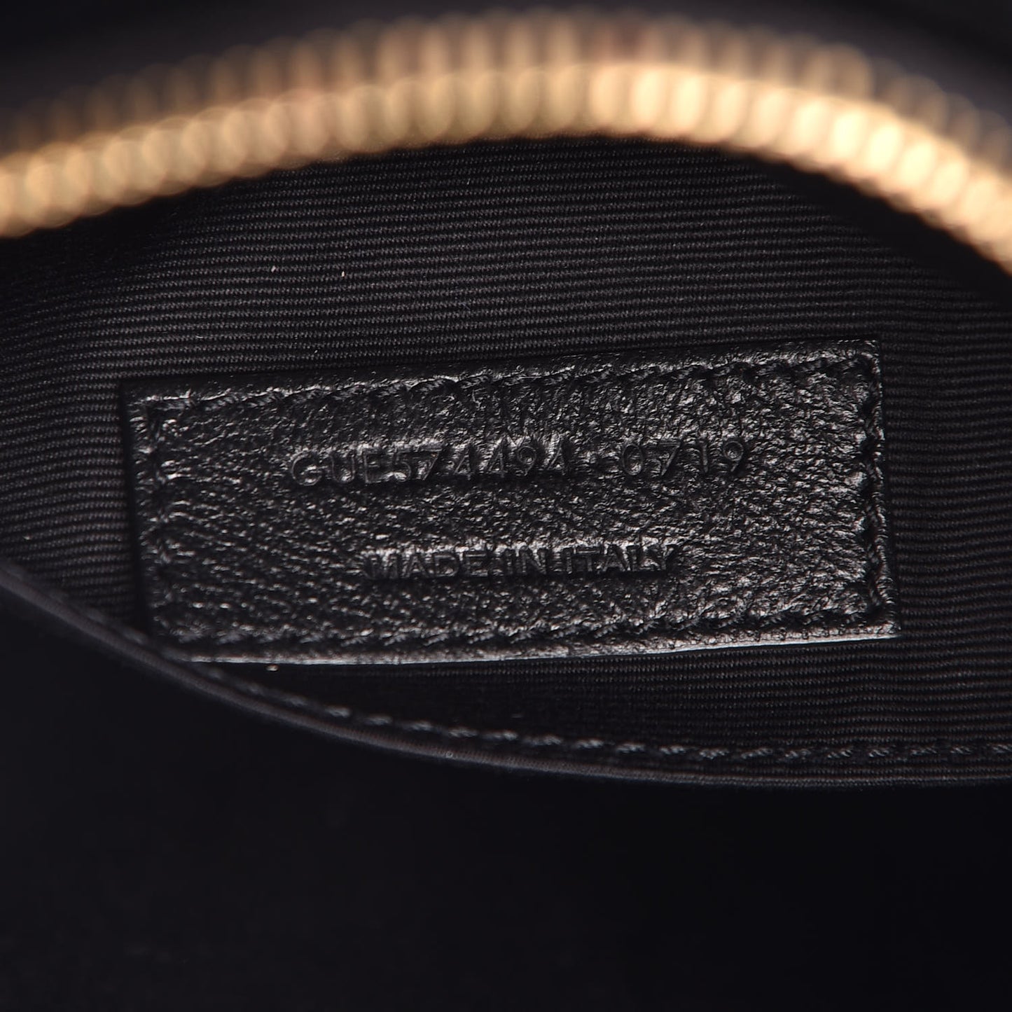 Velvet Matelasse Monogram Lou Camera Bag Black