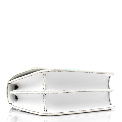 Burberry Calfskin Monogram Embossed Small TB Chain Bag Optic White 4 of 13