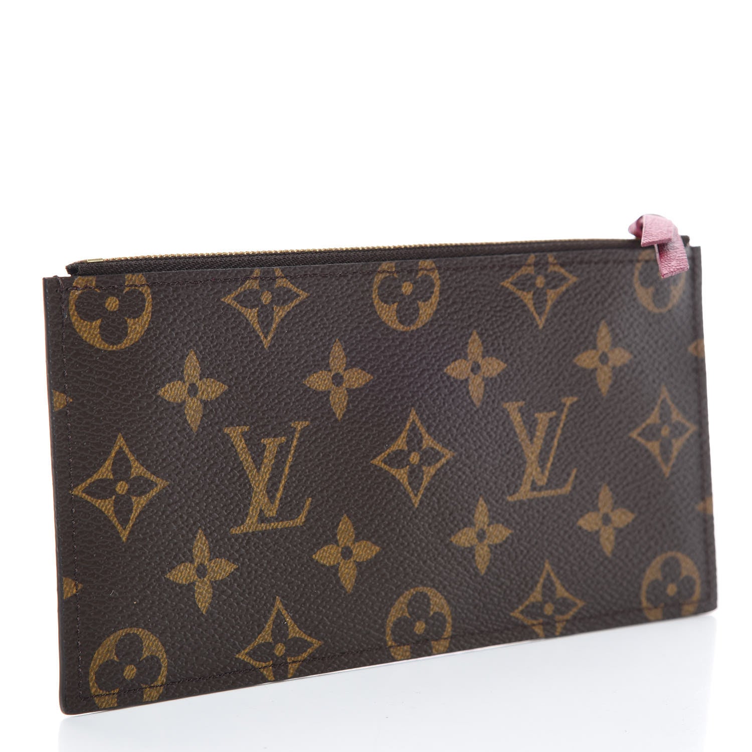 Louis Vuitton Monogram Felicie Chain Wallet Zippered Insert Fuchsia 3 of 6