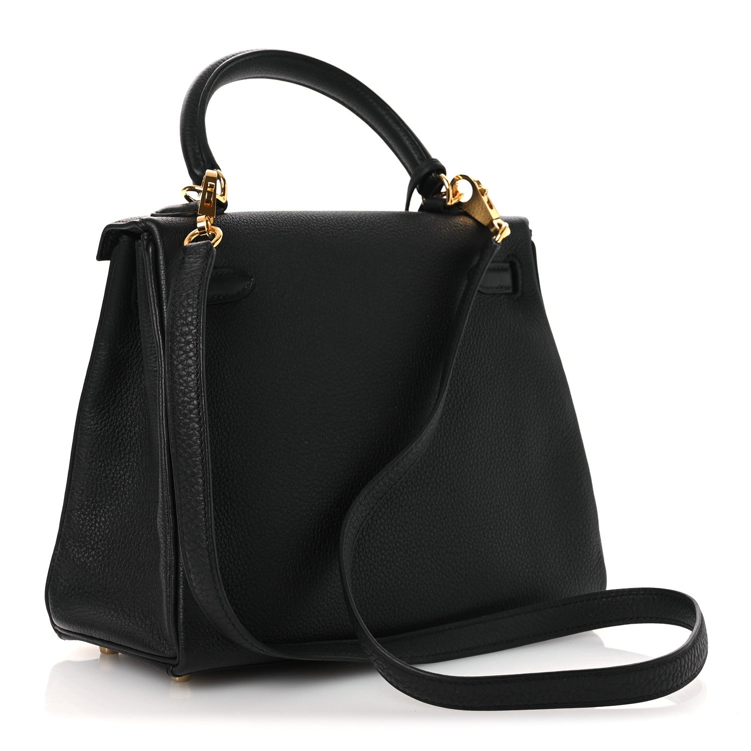Hermes Togo Kelly Retourne 25 Black 2 of 12