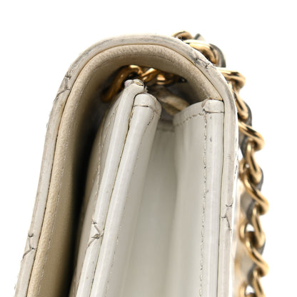 Chanel Lambskin Stitched Small Single Flap White 14 of 17