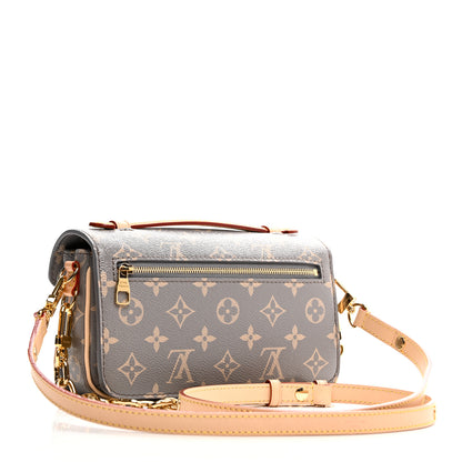 Louis Vuitton Monogram Pochette Metis East West Trianon Gray 3 of 9