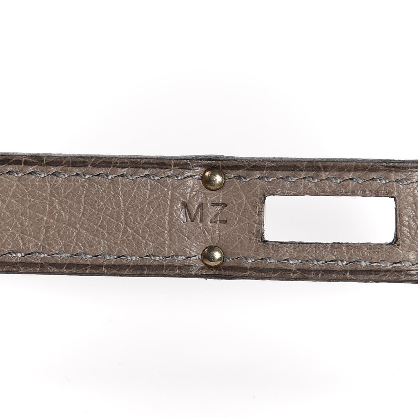 Ostrich Kelly Longue Wallet Gris Tourterelle