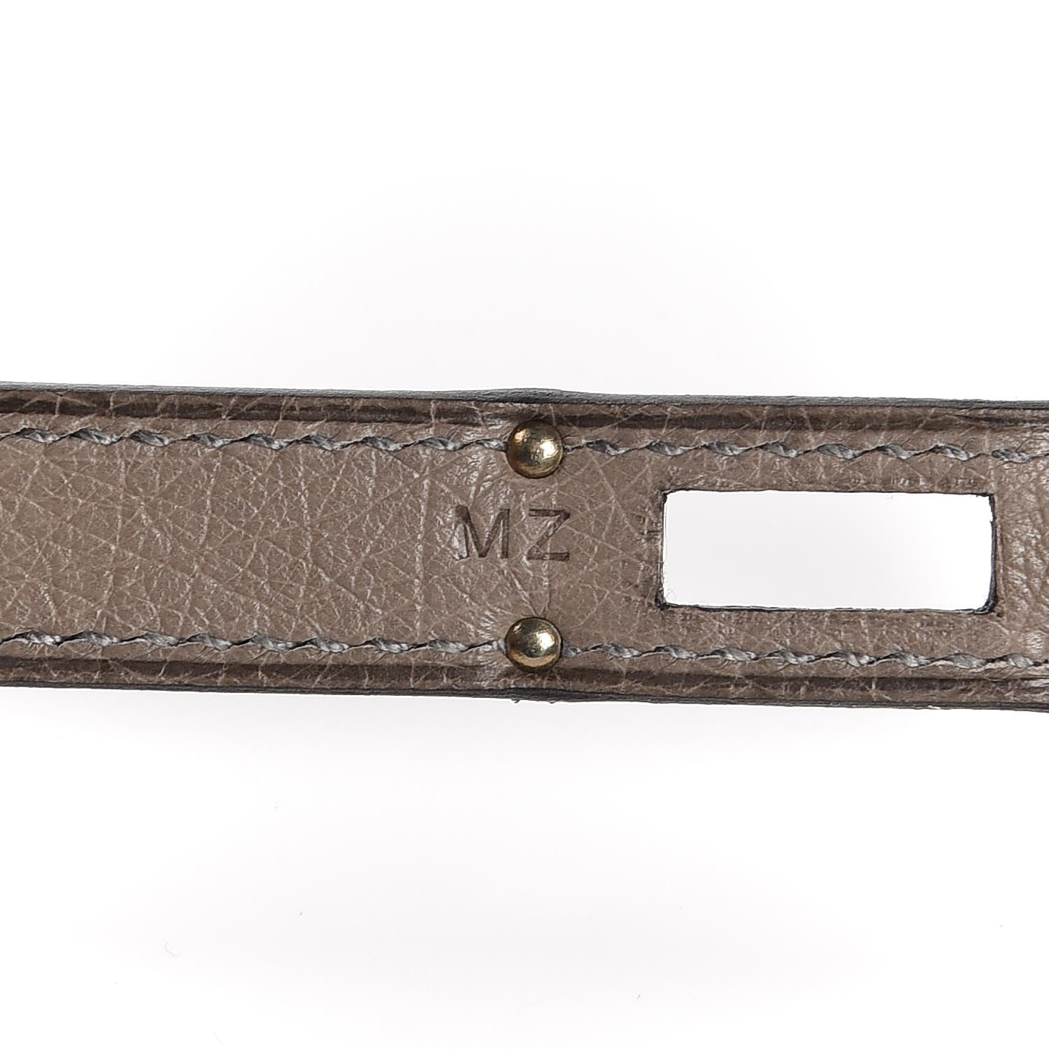 Hermes Ostrich Kelly Longue Wallet Gris Tourterelle 6 of 9