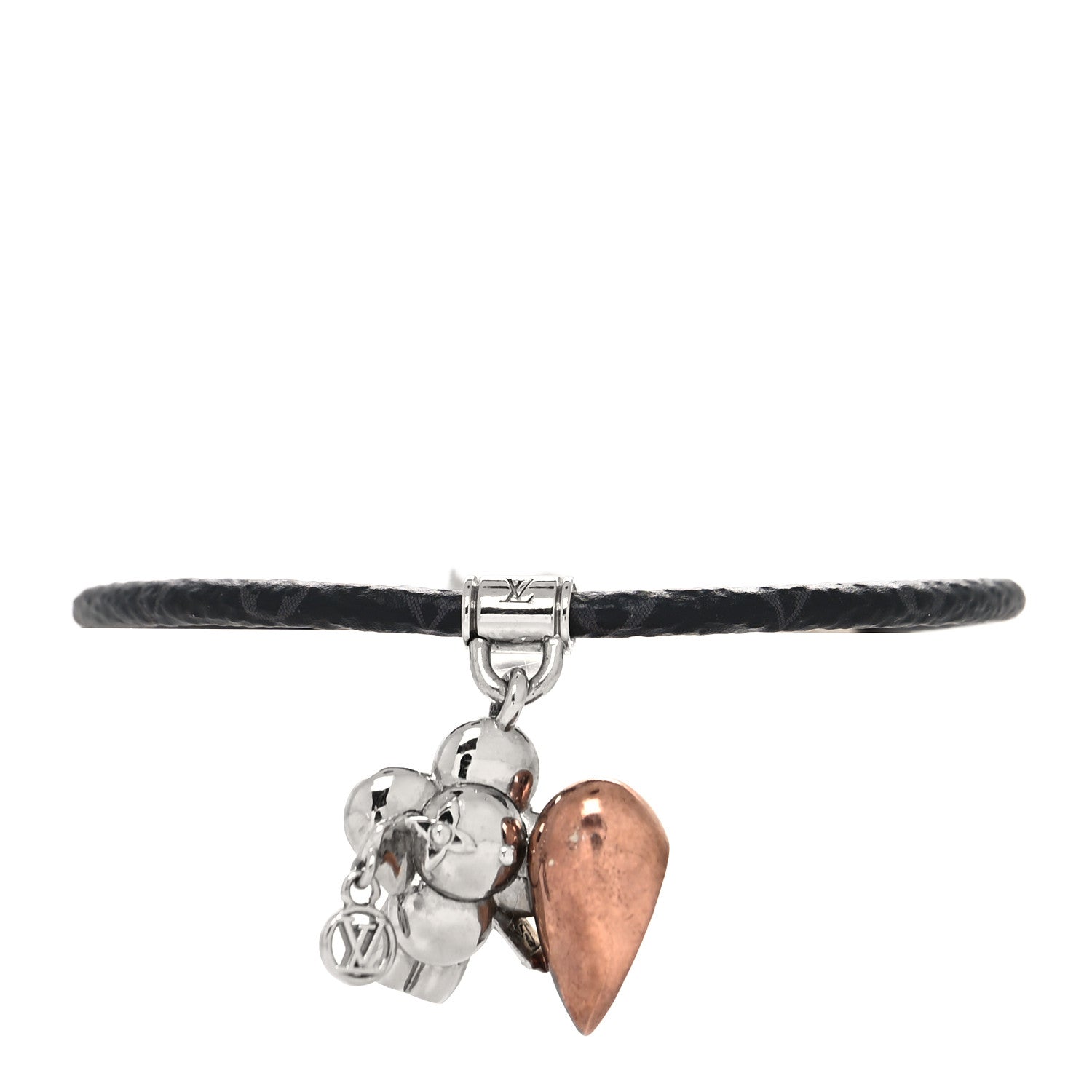 Louis Vuitton Monogram Vivienne Amour Bracelet Set Black 1 of 4