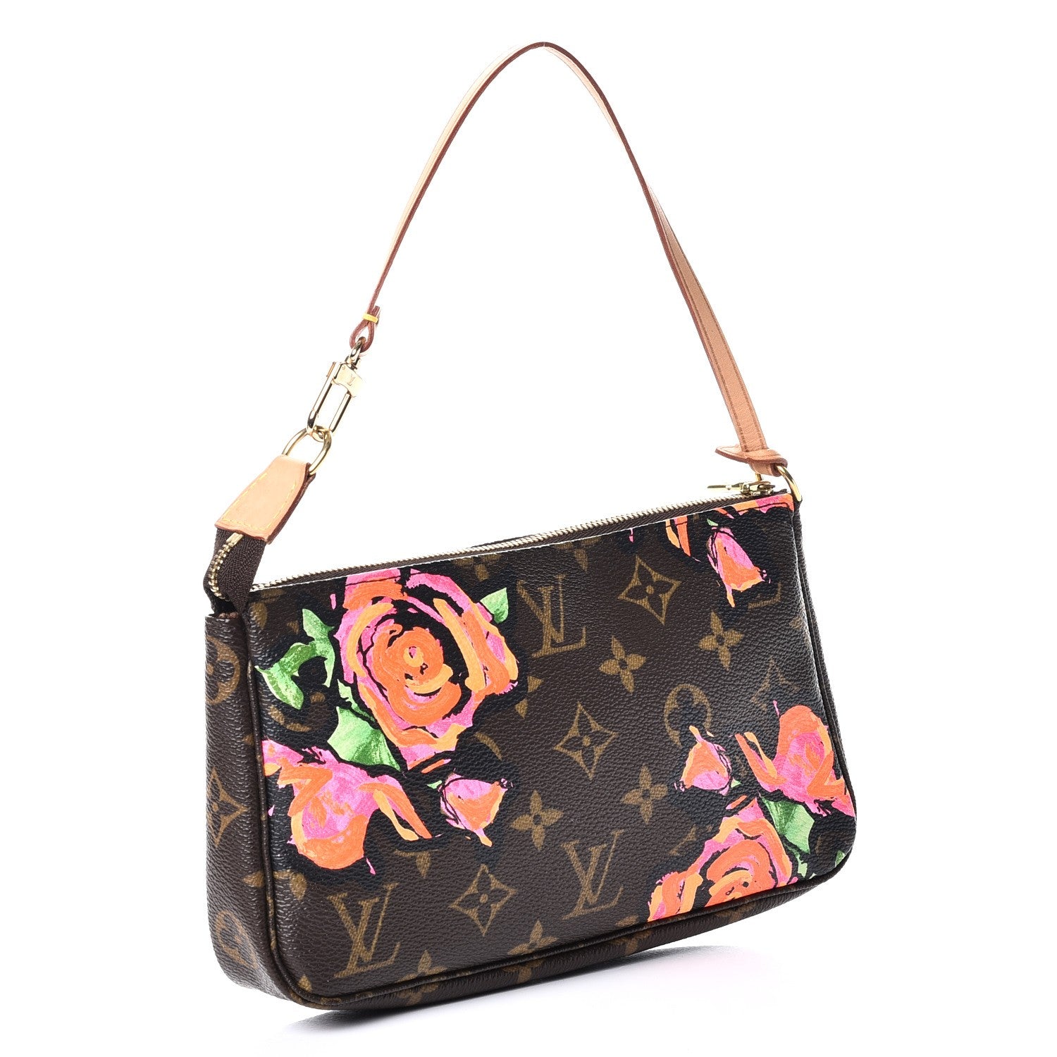 Louis Vuitton Monogram Roses Pochette Accessories 3 of 7