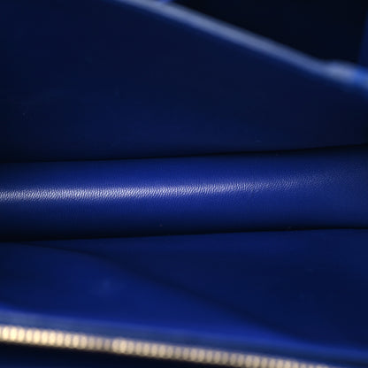 Celine Box Calfskin Medium Classic Box Flap Bag Indigo 6 of 14