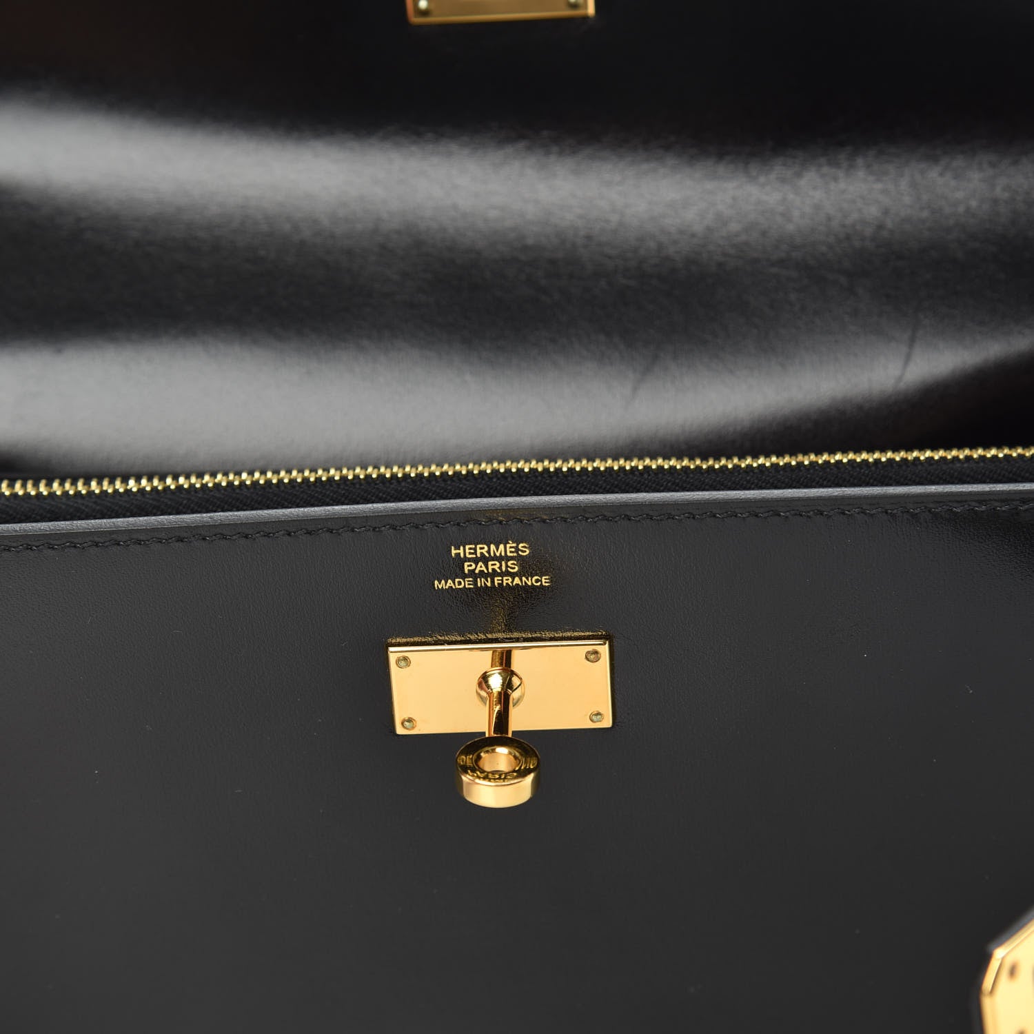 Hermes Box Kelly Longue Wallet Black 5 of 10