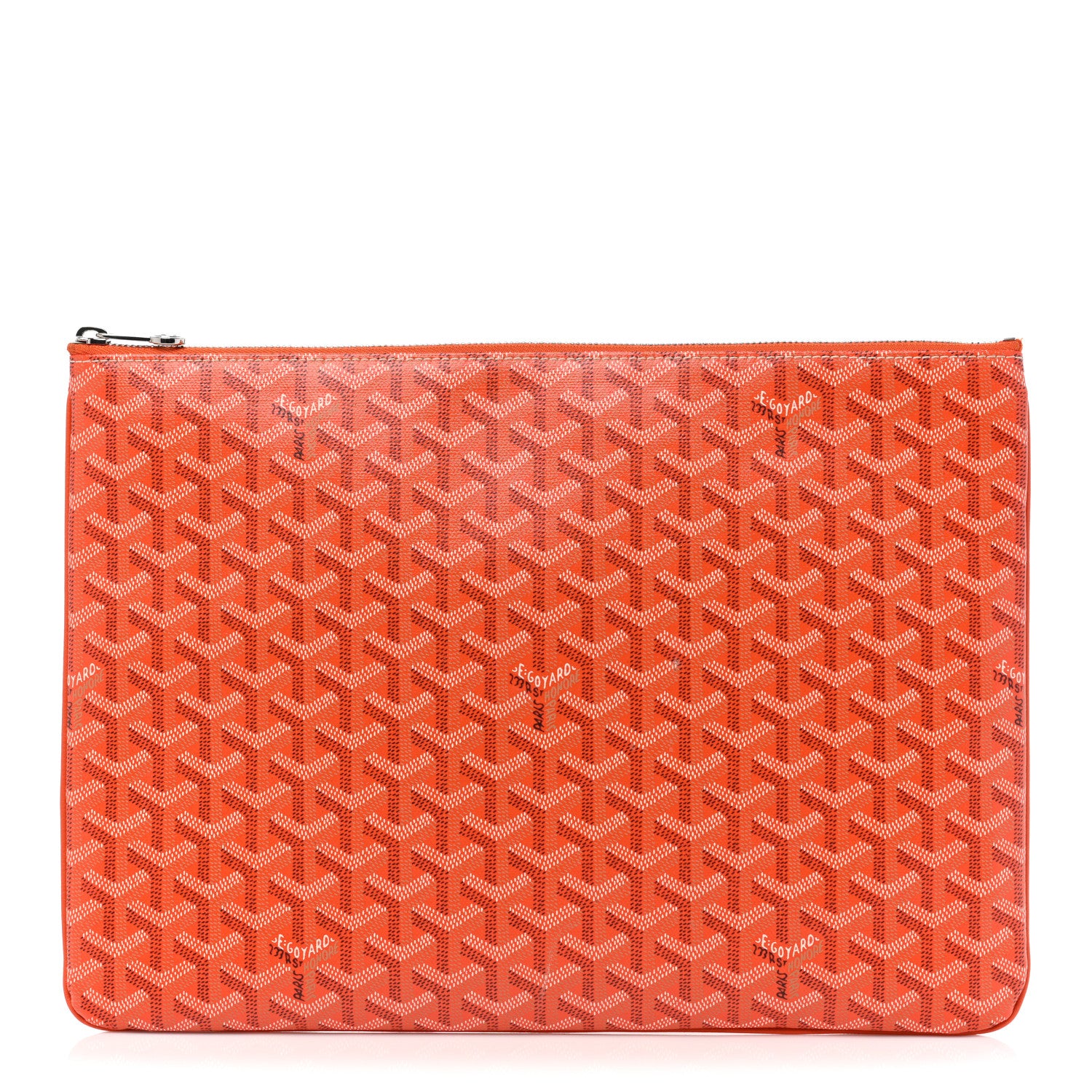 Goyard Goyardine Senat Pochette GM Orange 1 of 9