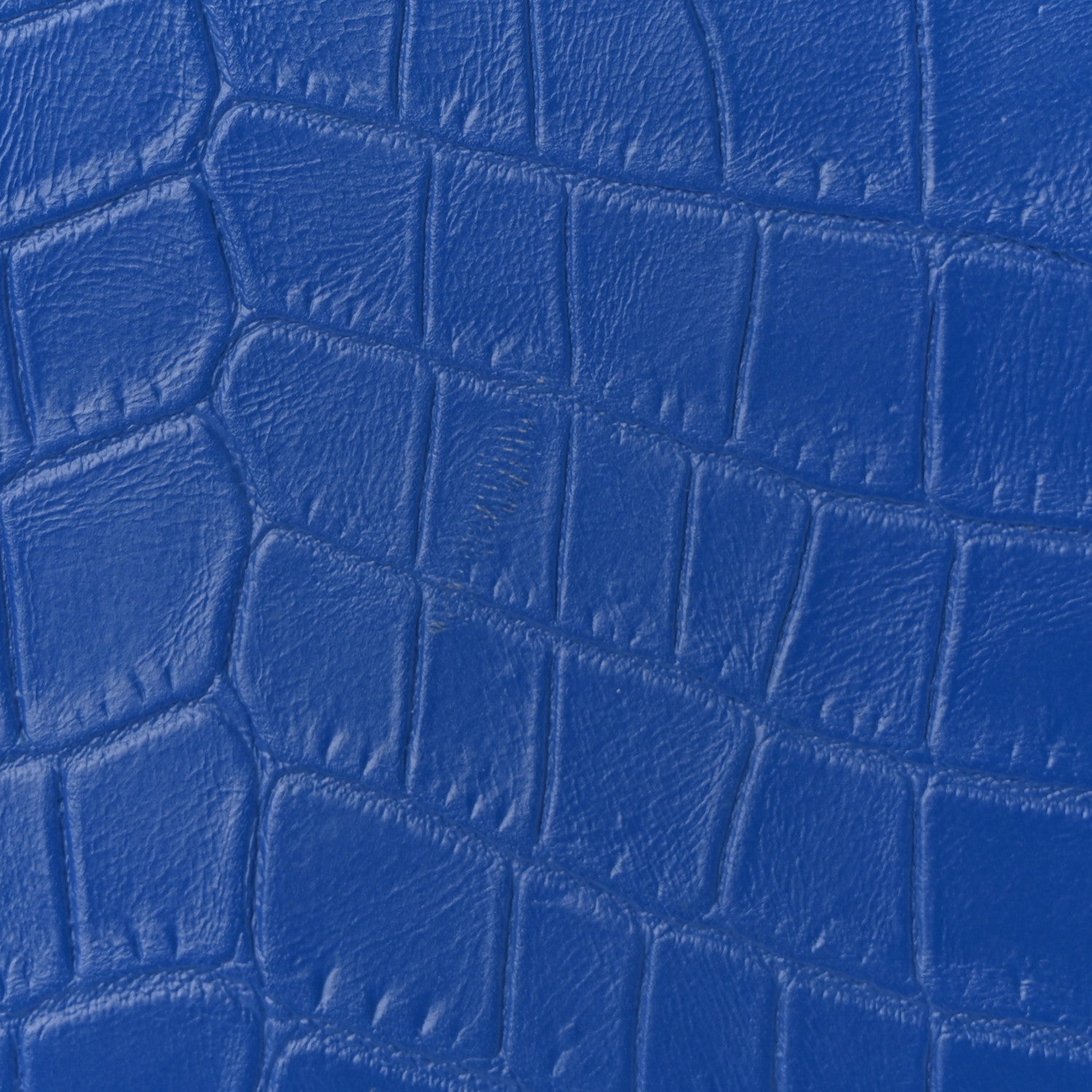 Saint Laurent Calfskin Crocodile Embossed Small Sac De Jour Royal Blue 10 of 12