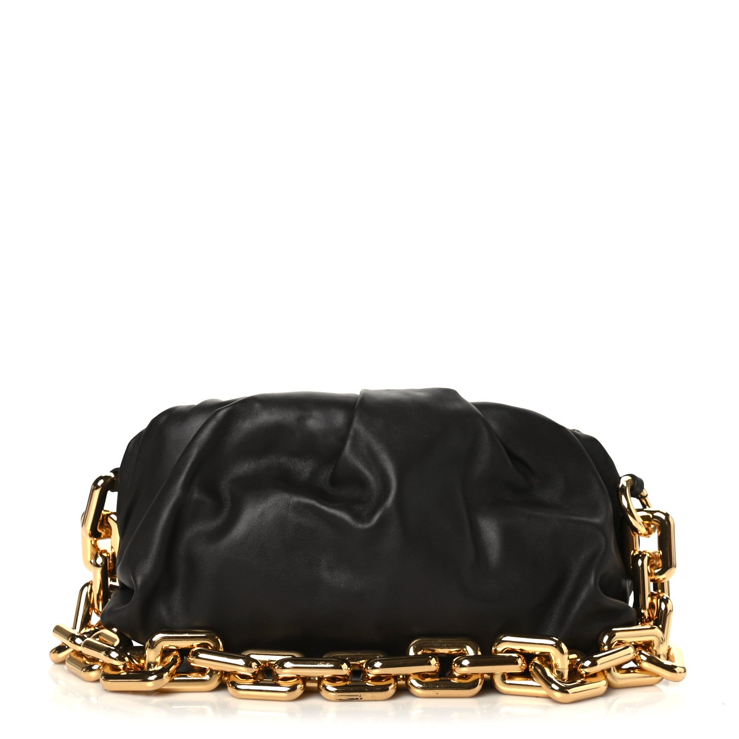 Bottega Veneta Calfskin The Pouch Chain Ebano 1 of 9
