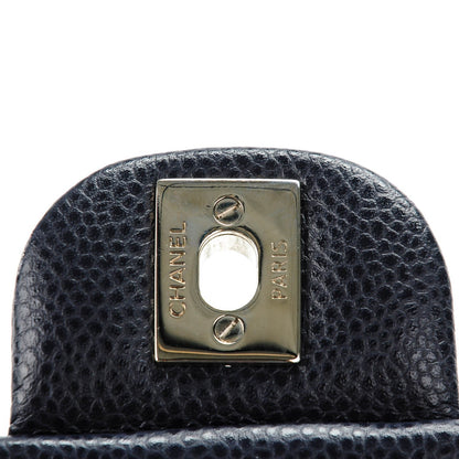 Chanel Caviar Quilted Mini Square Flap Navy 8 of 8