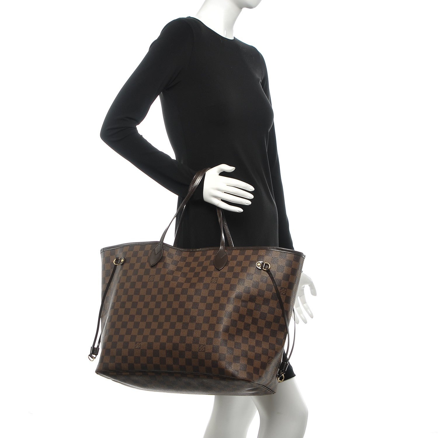 Louis Vuitton Damier Ebene Neverfull GM 2 of 10