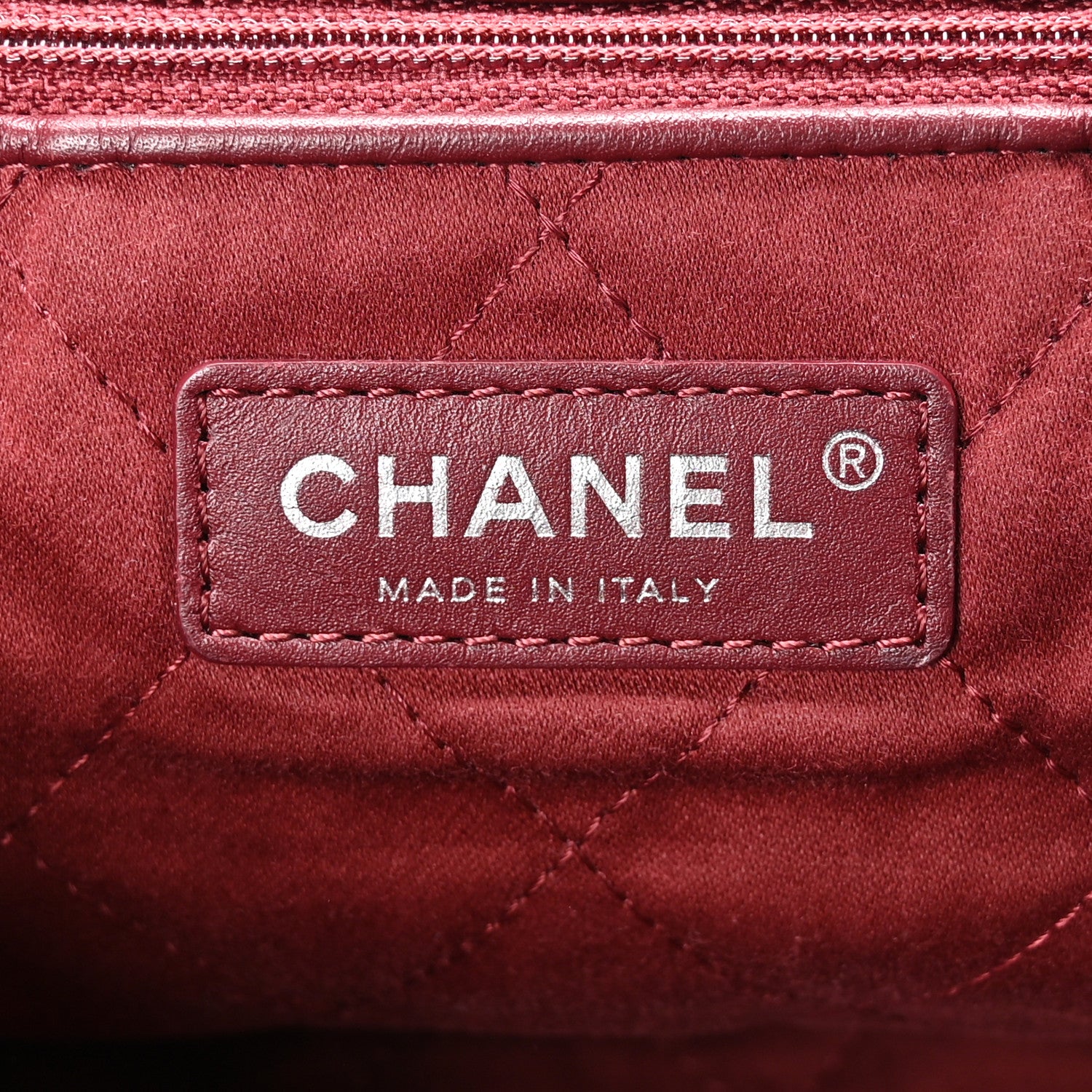 Chanel Shiny Calfskin Quilted Chanel 22 Burgundy 7 of 12