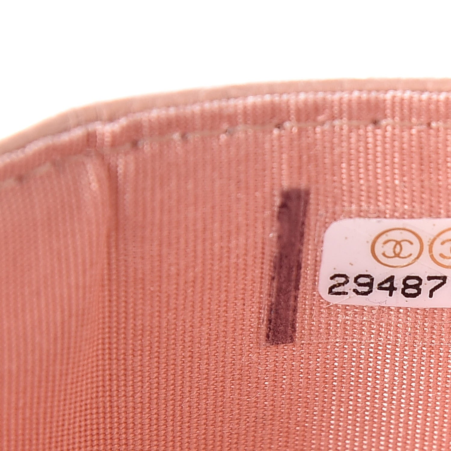 Chanel Caviar Quilted Boy Card Holder Light Pink 8 of 9