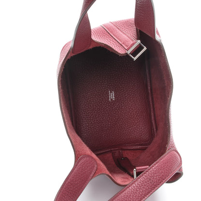 Hermes Taurillon Clemence Picotin Lock 18 PM Rubis 5 of 7