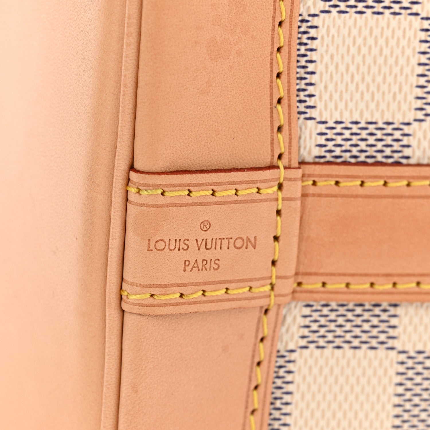 Louis Vuitton Damier Azur Noe BB 7 of 11