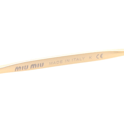 Miu Miu Acetate Glitter Cat Eye Sunglasses SMU02T Pink 6 of 7