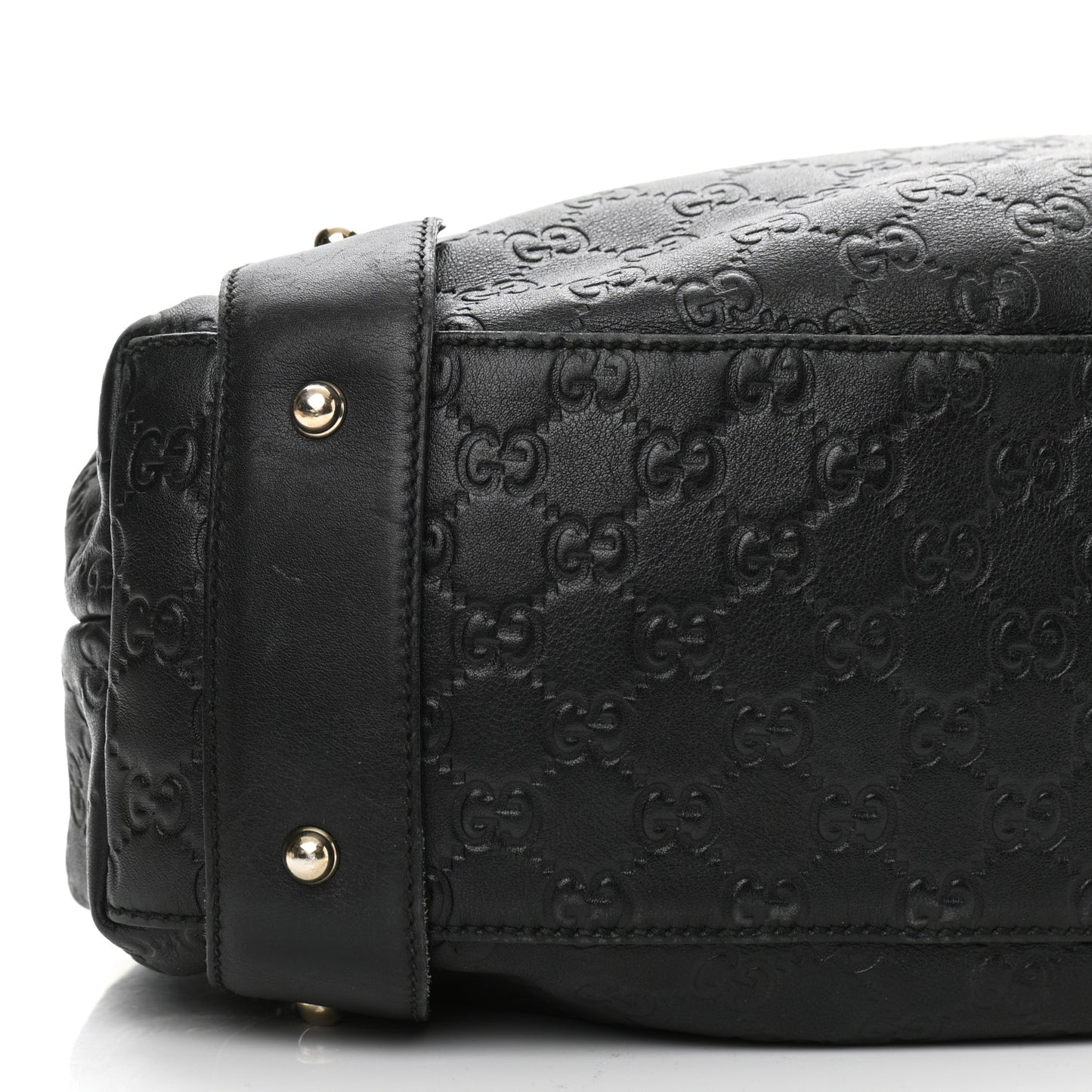 Guccissima Medium Pelham Shoulder Bag Black