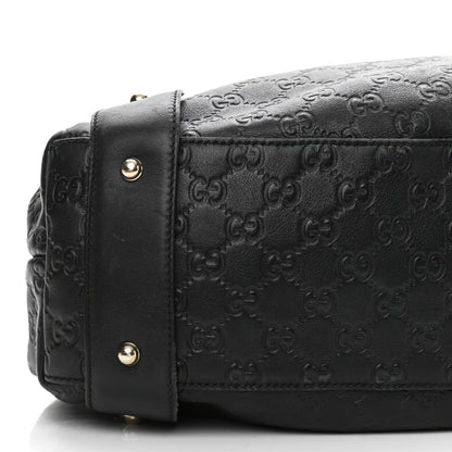 Gucci Guccissima Medium Pelham Shoulder Bag Black 9 of 14