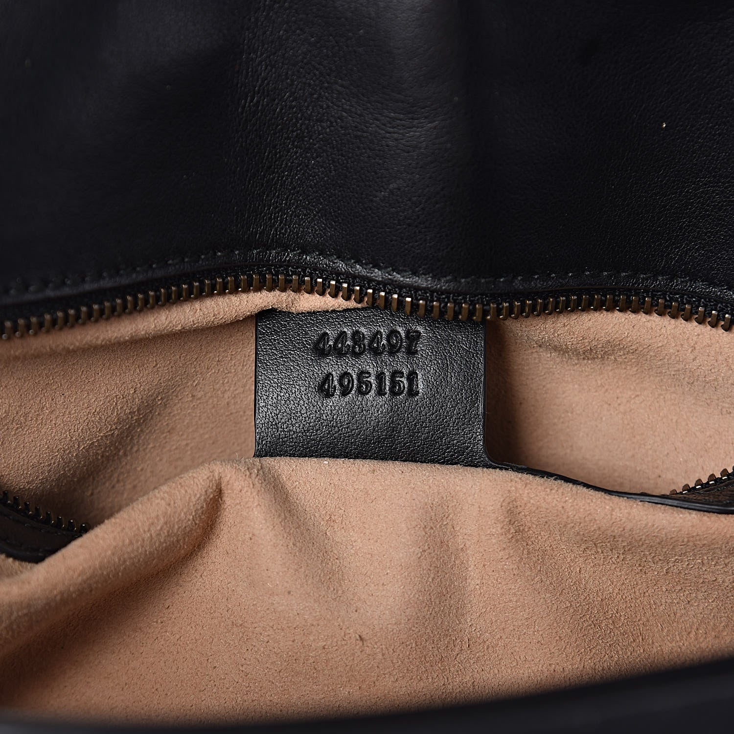 Gucci Calfskin Matelasse Small GG Marmont Shoulder Bag Black 7 of 14