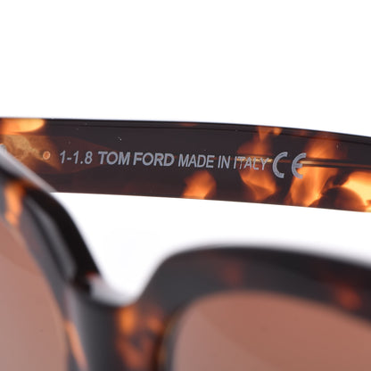 Tom Ford Amarra Sunglasses Dark TF502 Dark Havana 5 of 7