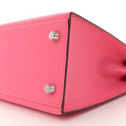 Hermes Epsom Kelly Sellier 25 Rose Azalee 10 of 11