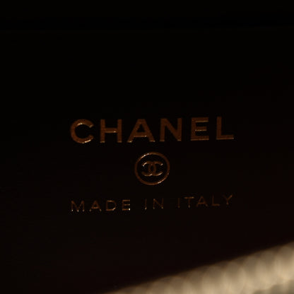 Chanel Caviar Quilted Top Handle Slim Vanity With Chain Black 6 of 12