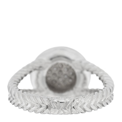 David Yurman Sterling Silver Diamond 8mm Petite Cerise Pave Ring 58 8.5 3 of 4