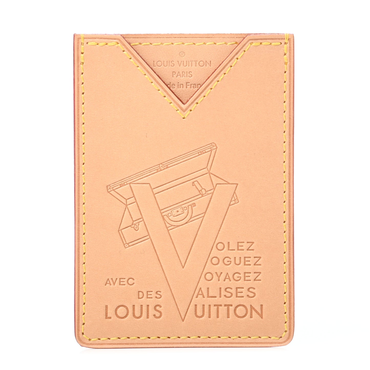 Vachetta Voyages Card Holder