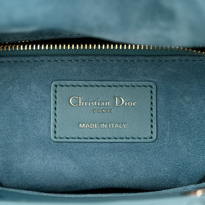Christian Dior Lambskin Cannage Gradient Small My ABCDior Lady Dior Blue 6 of 10