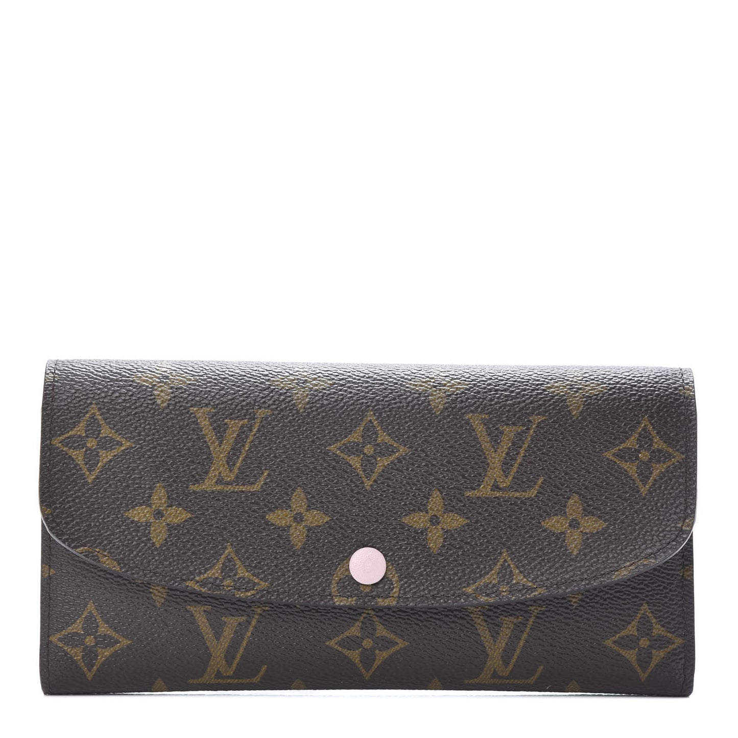 Monogram Emilie Wallet Rose Ballerine