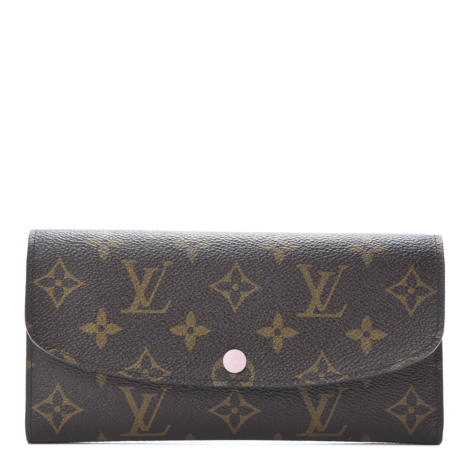 Louis Vuitton Monogram Emilie Wallet Rose Ballerine 1 of 8
