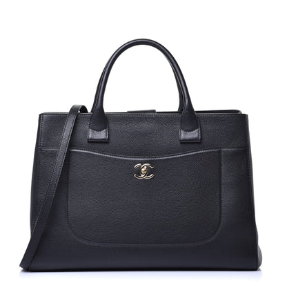 Chanel Grained Calfskin Medium Neo Executive Shopper Tote Black 1 of 9