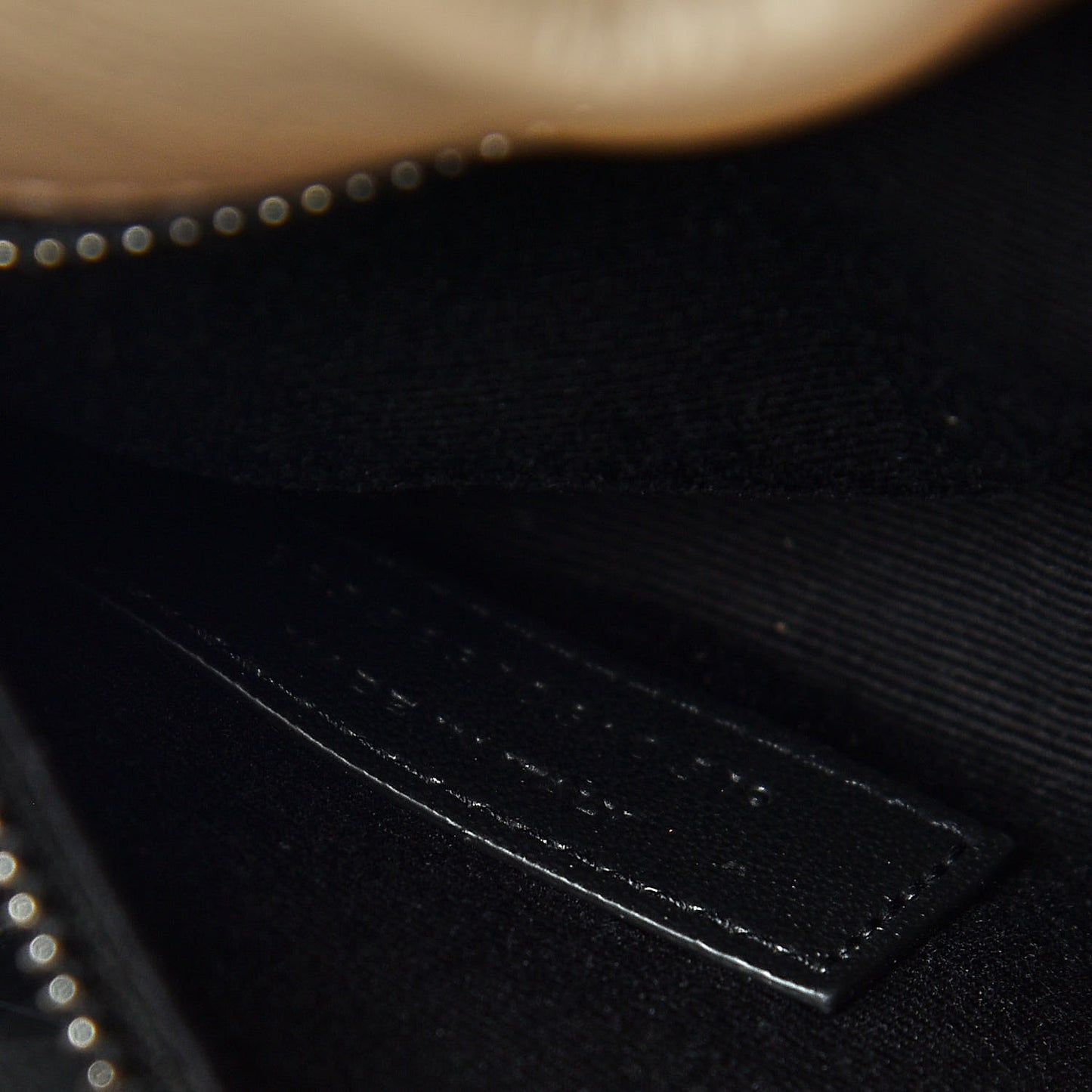 Crinkled Calfskin Matelasse Monogram Niki Chain Wallet Dusty Grey