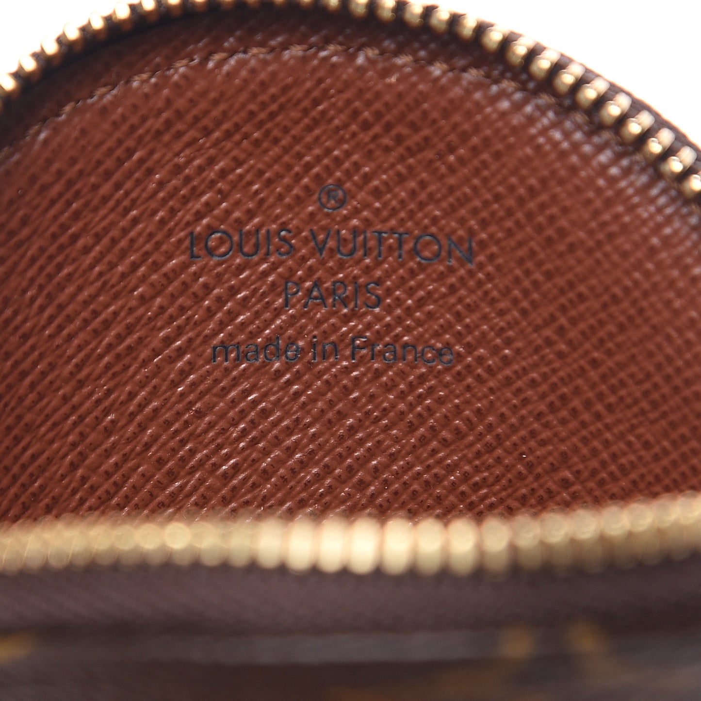 Monogram Round Coin Purse