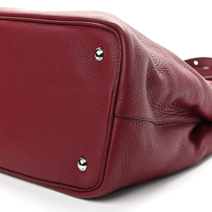 Prada Vitello Daino Tote Cerise 8 of 9