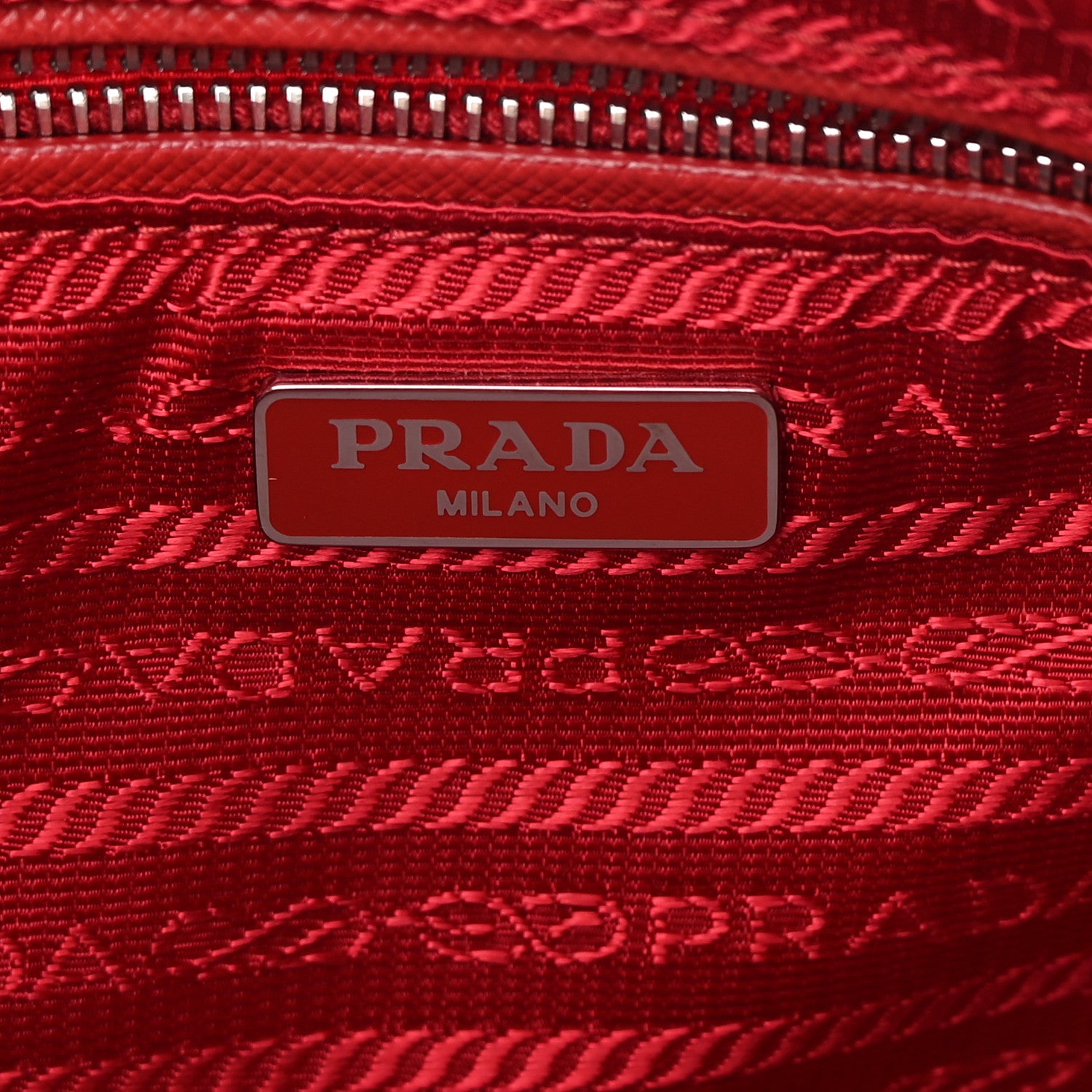 Prada Nylon Tessuto Impuntu Quilted Crossbody Bag Rosso 5 of 12