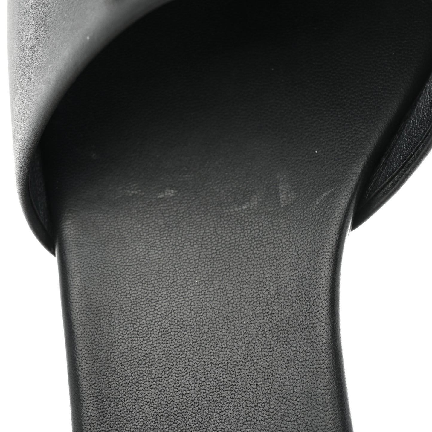 Calfskin Dune Sandals 37 Black