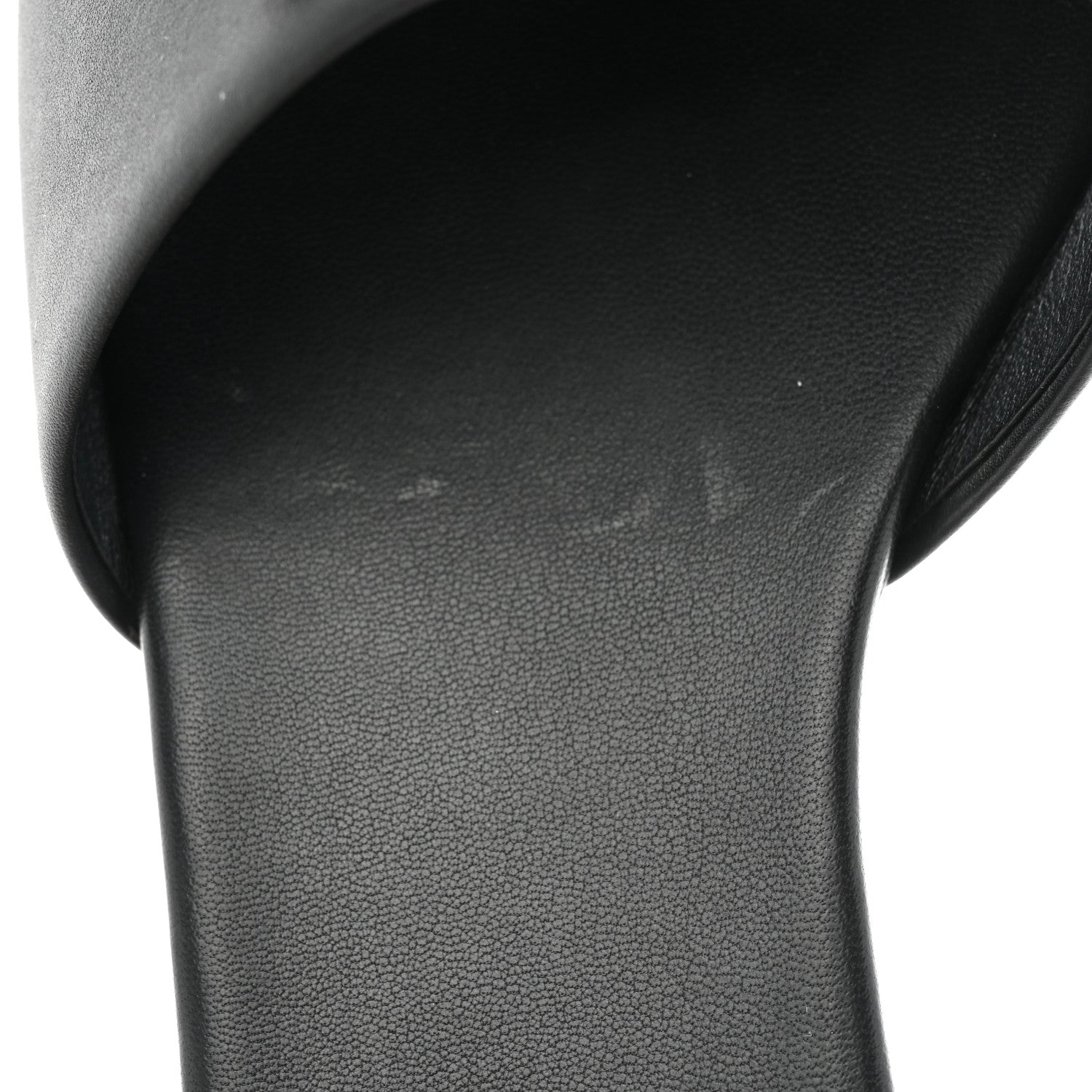 Hermes Calfskin Dune Sandals 37 Black 10 of 11
