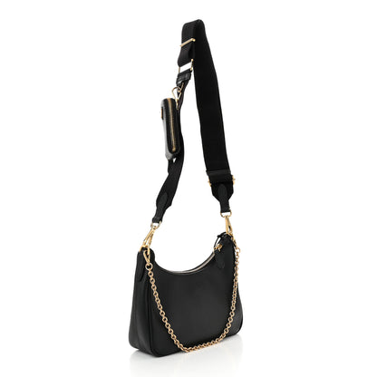 Prada Saffiano Lux Re-Edition 2005 Shoulder Bag Black 3 of 12